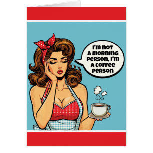Retro Pinup_ Ochtend Persoon