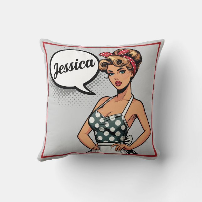 Retro Pinup_ Smart Assy Kussen (Achterkant)