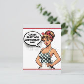 Retro Pinup_ Smart Assy RSVP Kaartje (Staand voorkant)