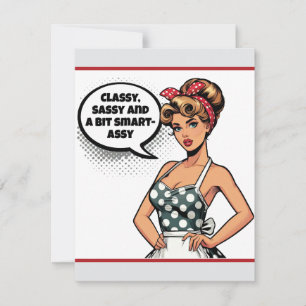 Retro Pinup_ Smart Assy RSVP Kaartje