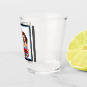 Retro Pinup _ Sorta Sweet Sorta Savage Shot Glas (Rechts)