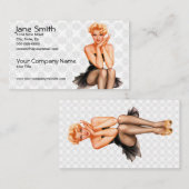 Retro Pinup Visitekaartje (Voorkant / Achterkant)