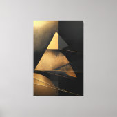 Retro Piramide van de Tijd Canvas Afdruk (Voorkant)