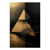 Retro piramide van de tijd perfect poster (Voorkant)
