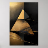 Retro Piramide van Tijd Poster (Voorkant)