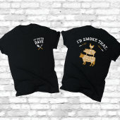 Retro Pit Master Custom Name Grappig Ik zou dat ro T-shirt