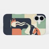 Retro Pitcher Pouring into Cup iPhone 16 Hoesje (Achterkant horizontaal)