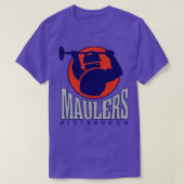 Retro Pittsburgh Maulers USFL 1984 T-shirt (Design voorkant)