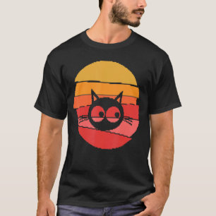 Retro Pixel Art Cat Design Animal Friends Cat Love T-shirt