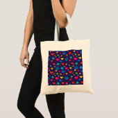 Retro Pixel Art Gaming Canvas Tote Bag (Voorkant (product))