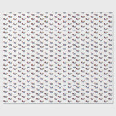 Retro Pixel Art Happy Time | 8-bits typografie Cadeaupapier (Vlak)