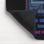 Retro Pixel Art Tech Vader Persoonlijk Cadeau Muismat (Hoek)