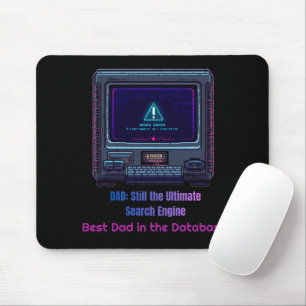 Retro Pixel Art Tech Vader Persoonlijk Cadeau Muismat