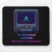 Retro Pixel Art Tech Vader Persoonlijk Cadeau Muismat (Voorkant)