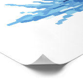 Retro Pixel Art Vorst Boogschutter Krijger Poster (Hoek)