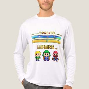 Retro Pixel Game Ladeer T-Shirt – 8-Bit Karakter
