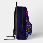 Retro Pixel Gaming Aesthetic Backpack Bedrukte Rugzak (Links)