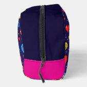 Retro Pixel Gaming Aesthetic Makeup Bag Toilettasje (Rechts)