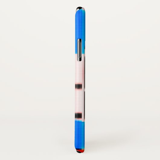 Retro pixel politie autohoes Case-Mate iPhone case (Achterkant / rechts)