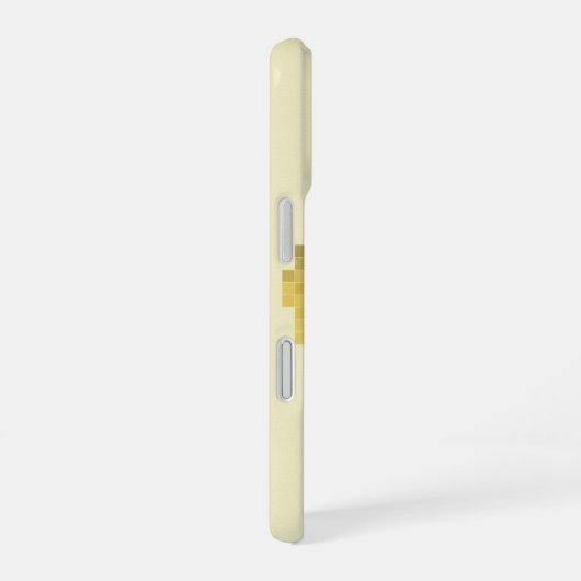 Retro Pixelated Circle iPhone 16 Hoesje (Rechterkant)