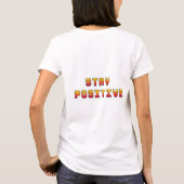 Retro Pixeltekst die Positiviteit Aanmoedigt T-shirt (Achterkant)