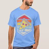 Retro Pizza Junk Eten T-shirt (Voorkant)