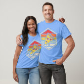 Retro Pizza Junk Eten T-shirt (Unisex)