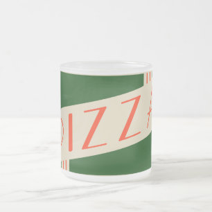 retro pizza matglas koffiemok