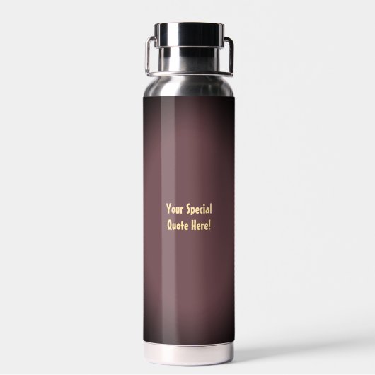 Retro pizza met een pompoen twist waterfles (Achterkant)