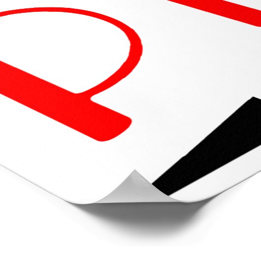 retro pizza poster (Hoek)