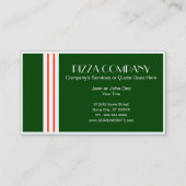 retro pizza visitekaartje (Achterkant)