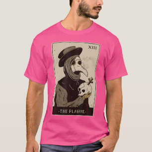 Retro Plague Doctor Medieval Creepy Gothic T-shirt