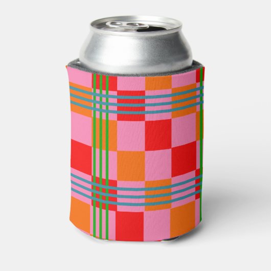 Retro Plaid  Blikjeskoeler (Blikje Achterkant)