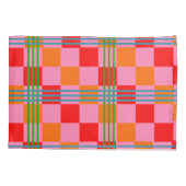 Retro Plaid  Kussensloop (Achterkant)
