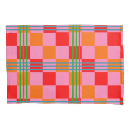 Retro Plaid  Kussensloop