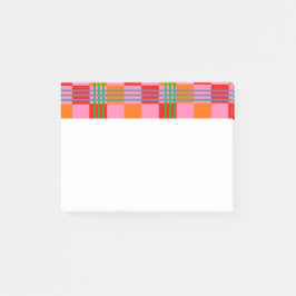 Retro Plaid  Post-it® Notes