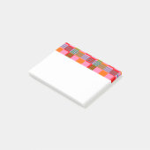 Retro Plaid  Post-it® Notes (Schuin)
