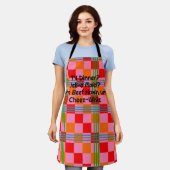 Retro Plaid  Schort (Gedragen)