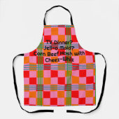 Retro Plaid  Schort (Voorkant)