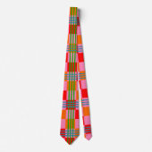 Retro Plaid Stropdas (Voorkant)