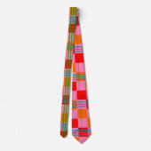 Retro Plaid Stropdas (Achterkant)