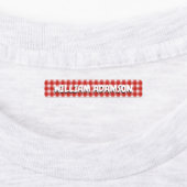 Retro Plaid Waterdichte Naamlabels Voor Kleding Labels (Aangebracht)