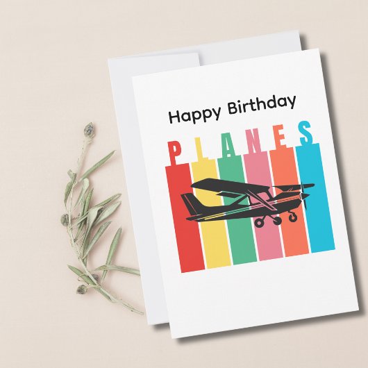 Retro Planes Cessna Vliegtuig Luchtvaart Verjaarda