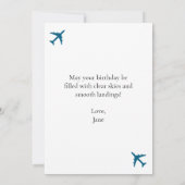 Retro Planes Cessna Vliegtuig Luchtvaart Verjaarda (Achterkant)