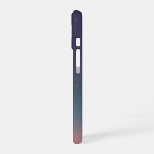 Retro Planet and Orbital Rocks iPhone 16 Hoesje (Linkerkant)