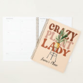 Retro Plant Lady Waterverf Planten Typografie Planner