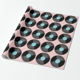 Retro Platen Inpakpapier