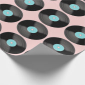 Retro Platen Inpakpapier (Hoek)