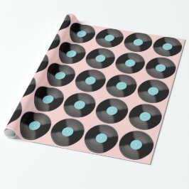 Retro Platen Inpakpapier
