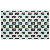 Retro platenspeler patroonstof stof (Fat Quarter)